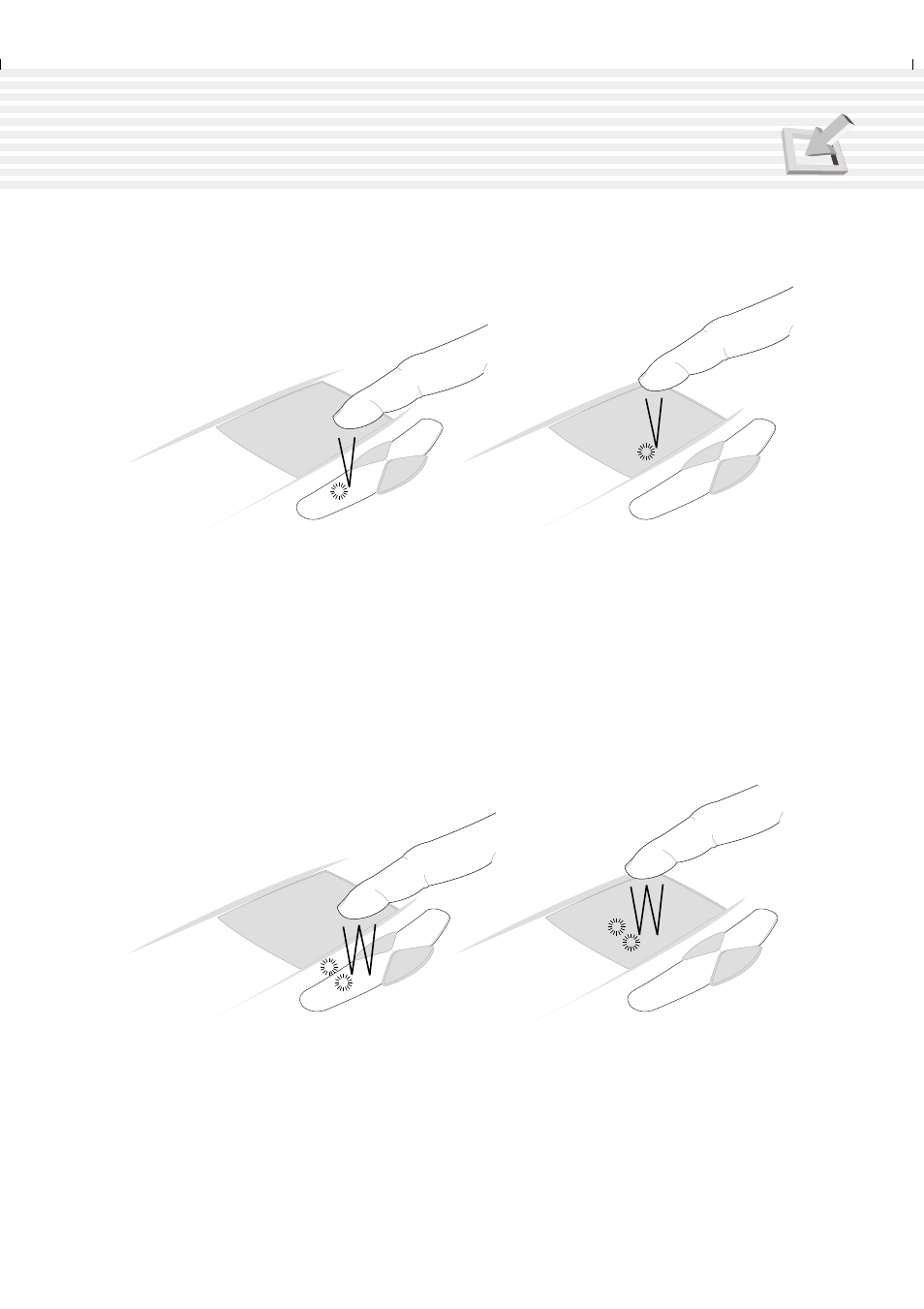 Clicking tapping double-clicking double-tapping | Asus A1F User Manual | Page 39 / 102