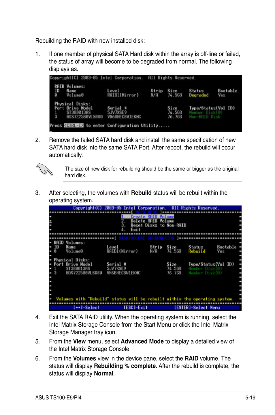 Asus TS100-E5/PI4 User Manual | Page 109 / 166