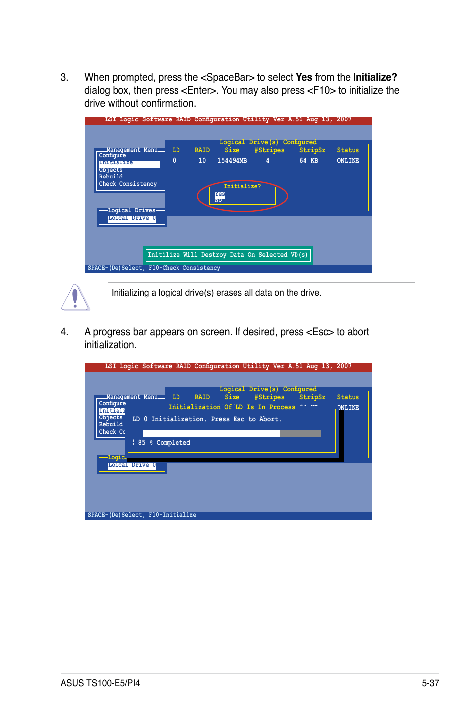 Asus TS100-E5/PI4 User Manual | Page 127 / 166
