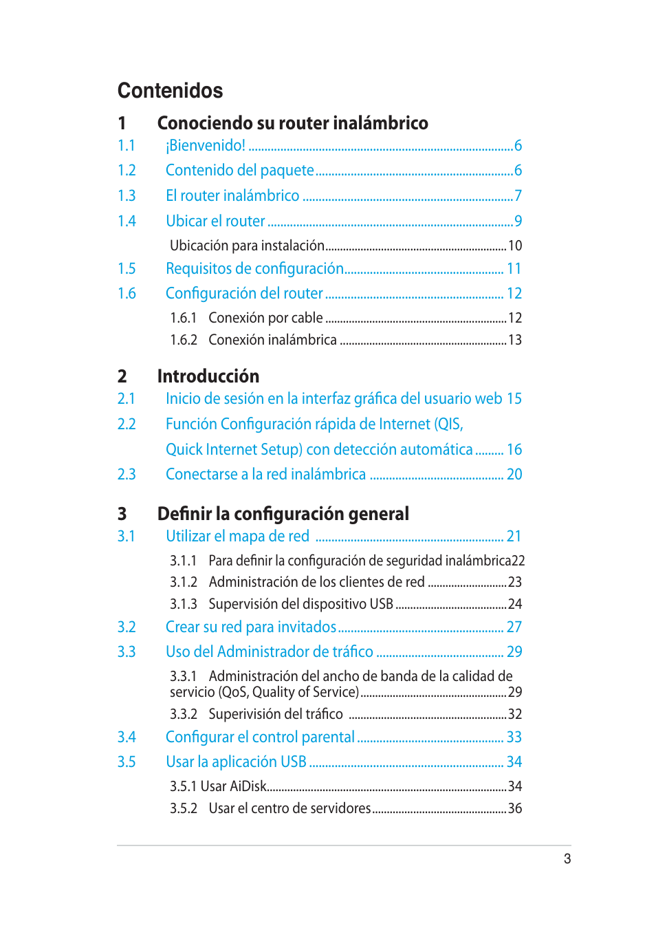 Asus RT-AC52U User Manual | Page 3 / 129