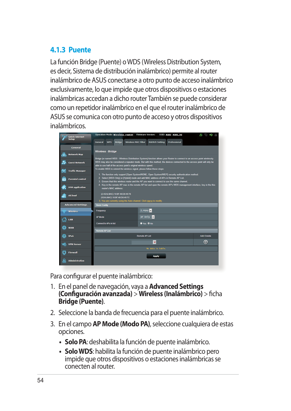 Asus RT-AC52U User Manual | Page 54 / 129