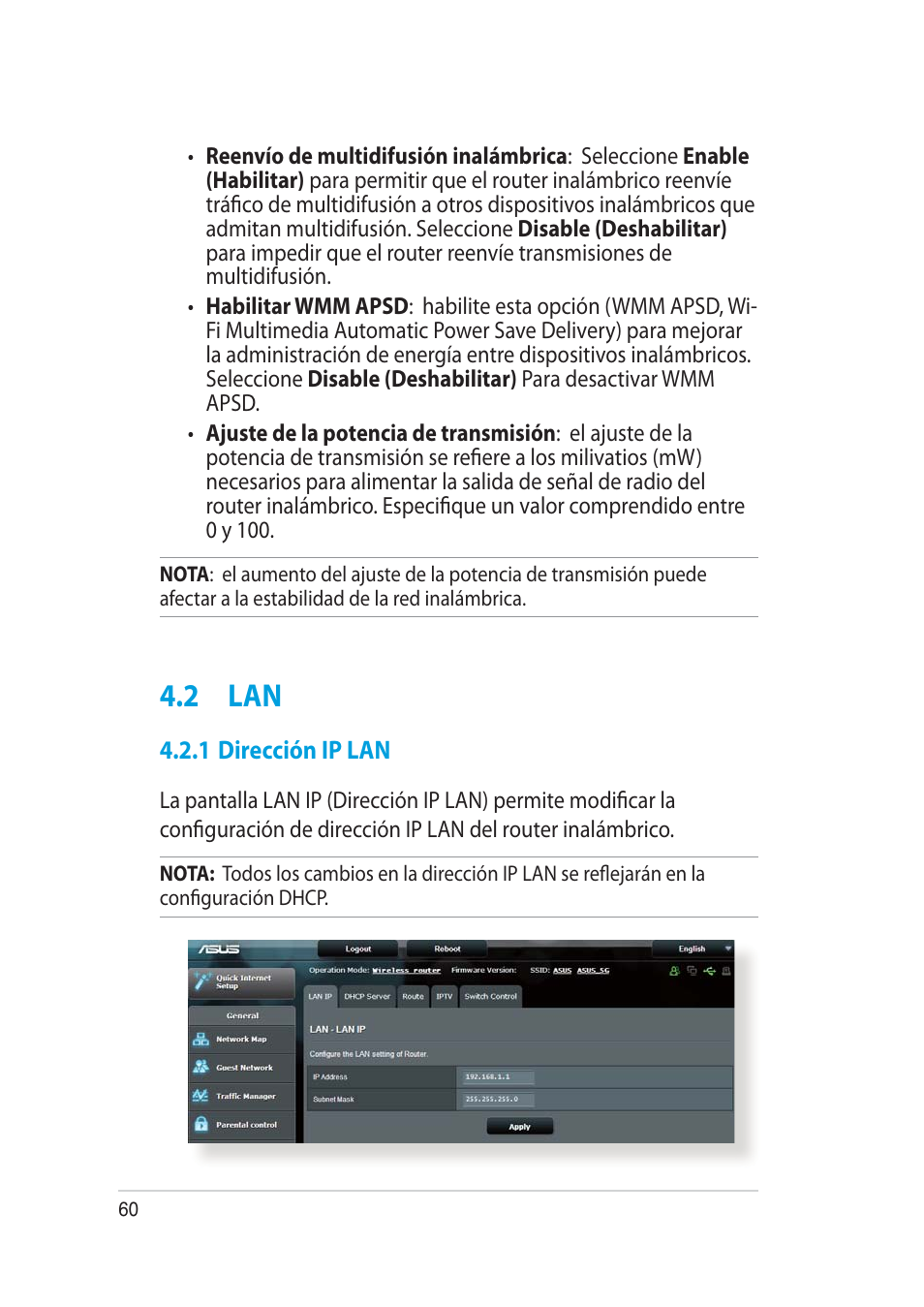 2 lan | Asus RT-AC52U User Manual | Page 60 / 129