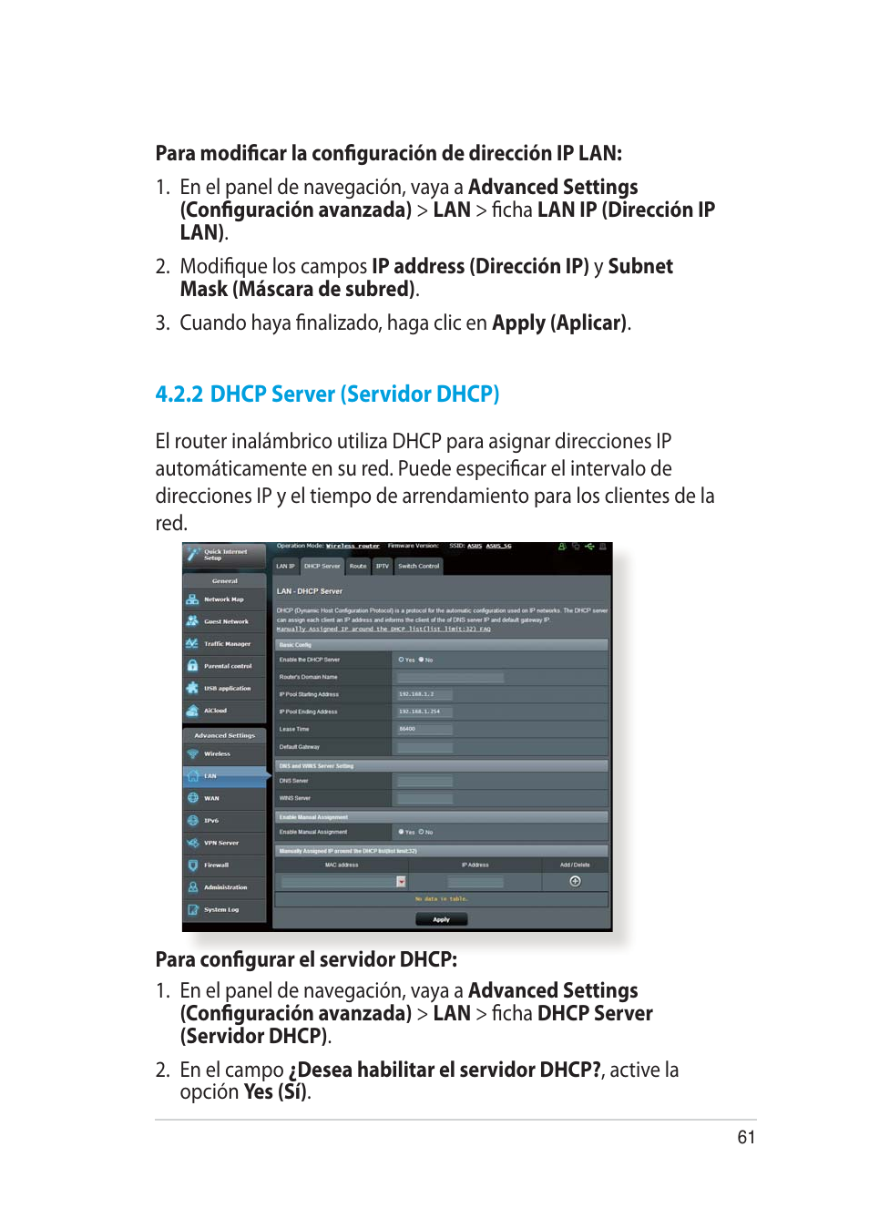 Asus RT-AC52U User Manual | Page 61 / 129