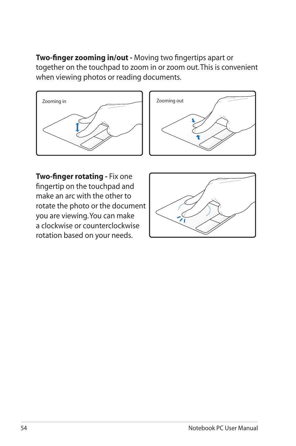 Asus X73SD User Manual | Page 54 / 116