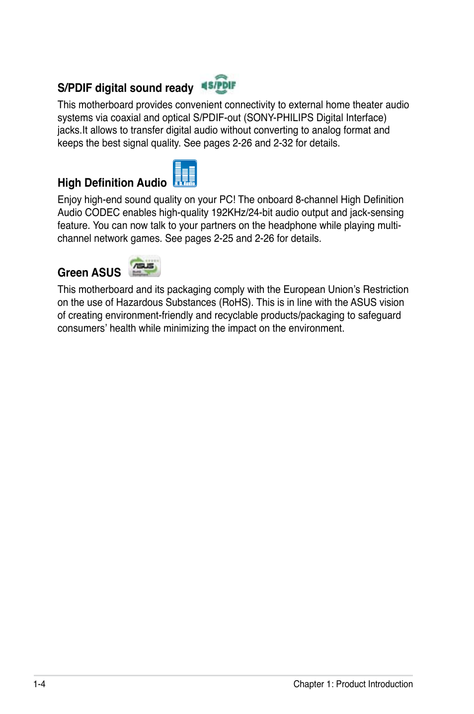 Asus P5E-V HDMI User Manual | Page 20 / 162