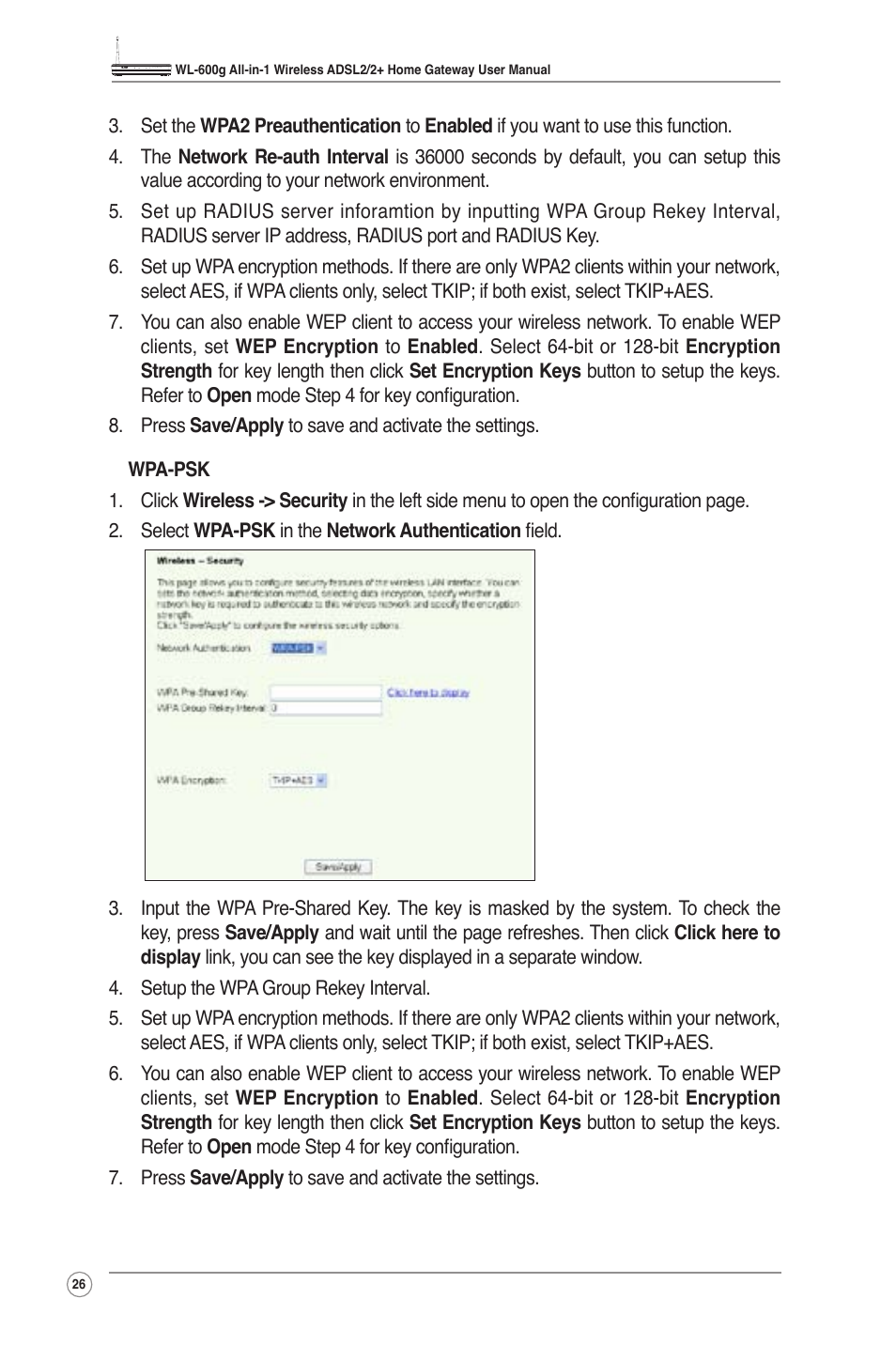 Asus WL-600g User Manual | Page 28 / 57