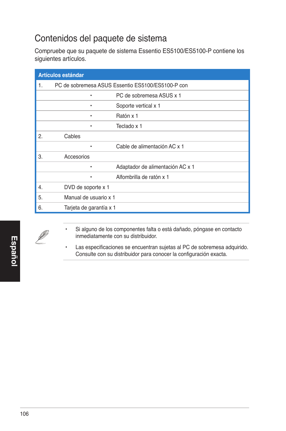 Asus ES5100 User Manual | Page 106 / 161