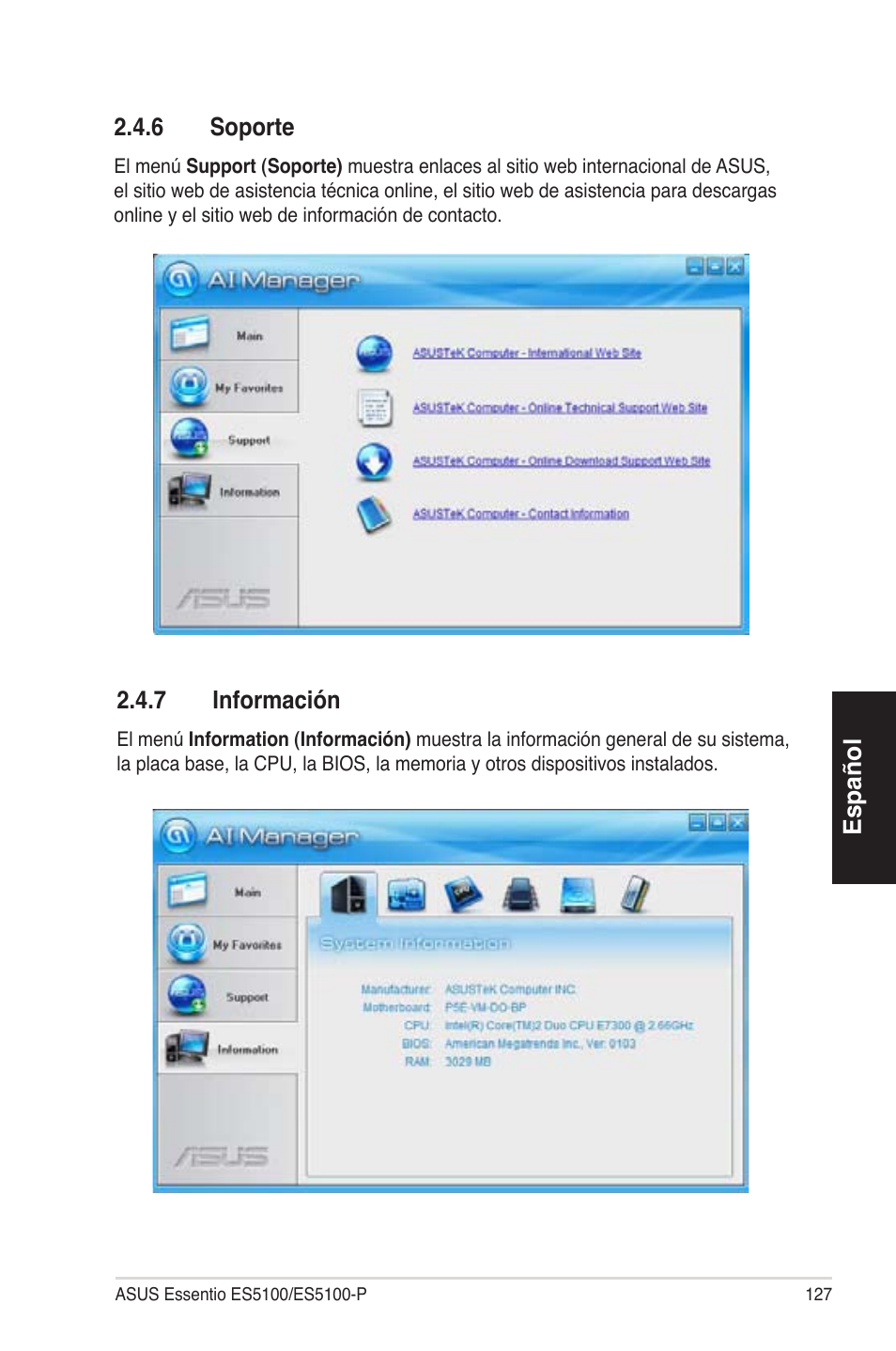 Asus ES5100 User Manual | Page 127 / 161