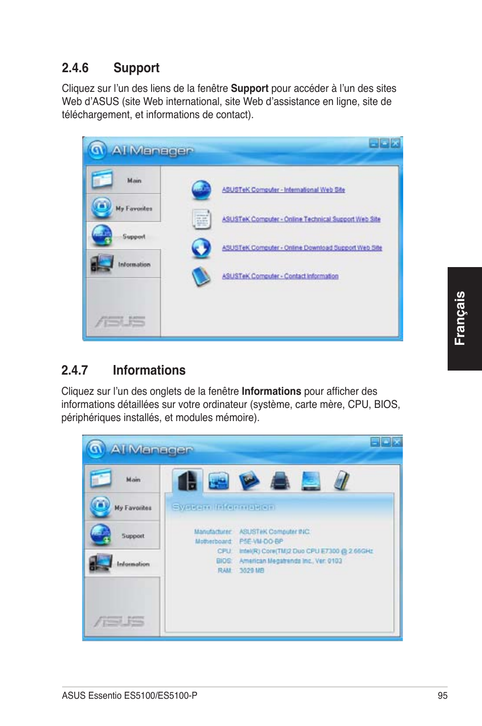 Asus ES5100 User Manual | Page 95 / 161