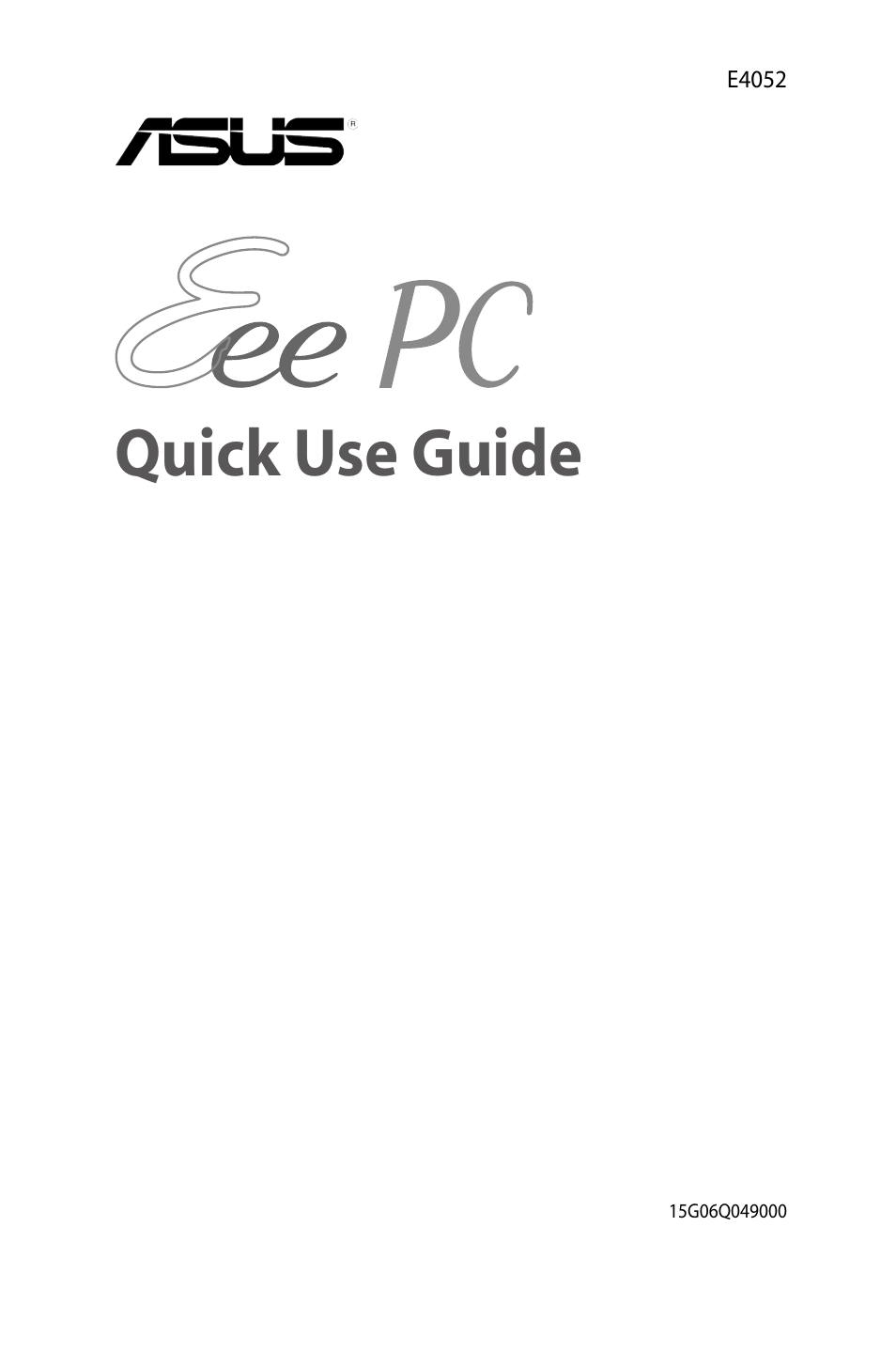 Asus Eee PC S101/Linux User Manual | 8 pages