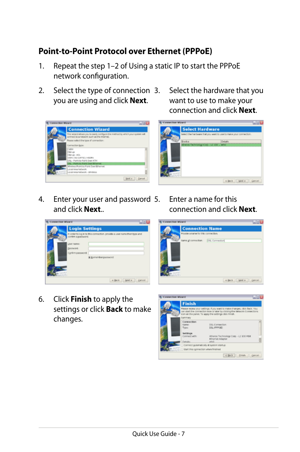 Asus Eee PC S101/Linux User Manual | Page 7 / 8