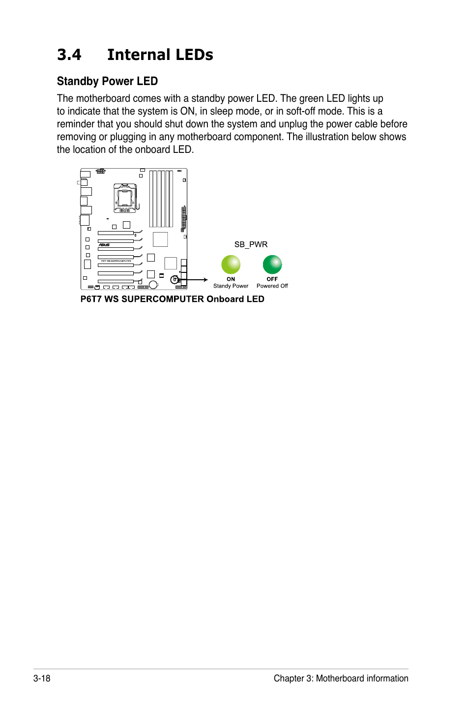 4 internal leds, Internal leds -18 | Asus ESC1000 Personal SuperComputer User Manual | Page 64 / 184