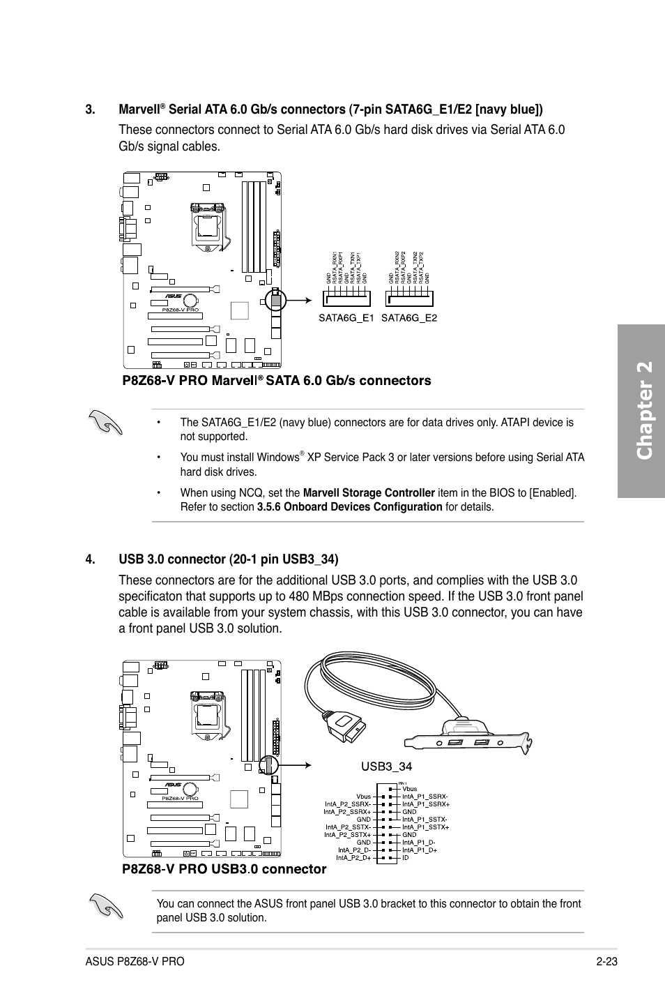 Chapter 2 | Asus P8Z68-V PRO User Manual | Page 41 / 146