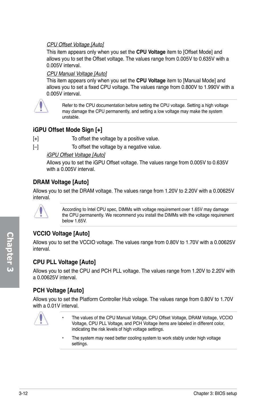 Chapter 3 | Asus P8Z68-V PRO User Manual | Page 78 / 146