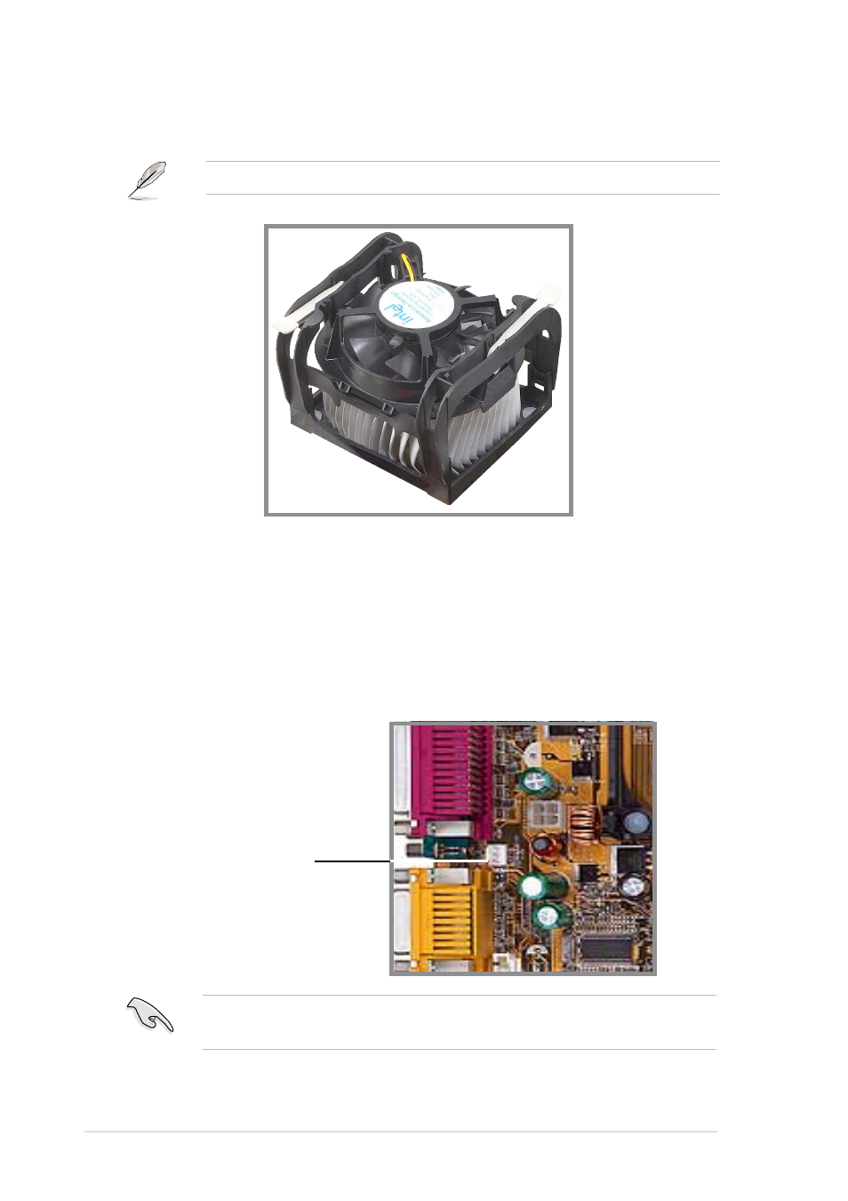 4 connecting the cpu fan cable | Asus P4S533-E User Manual | Page 28 / 132