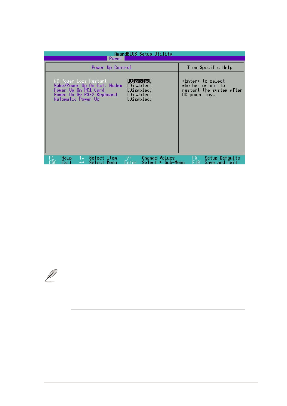 1 power up control | Asus P4S533-E User Manual | Page 91 / 132