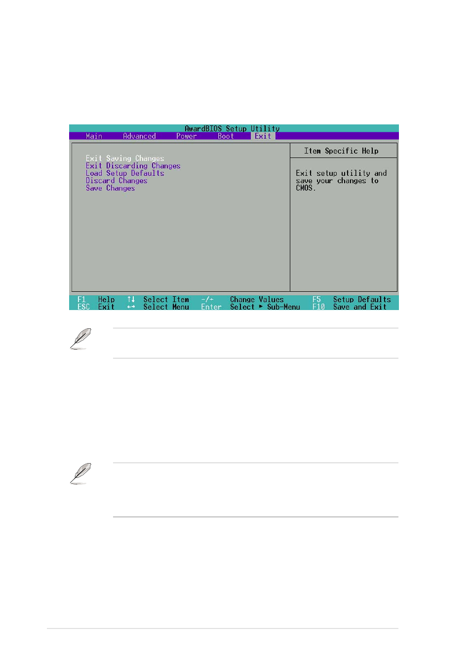 7 exit menu | Asus P4S533-E User Manual | Page 96 / 132