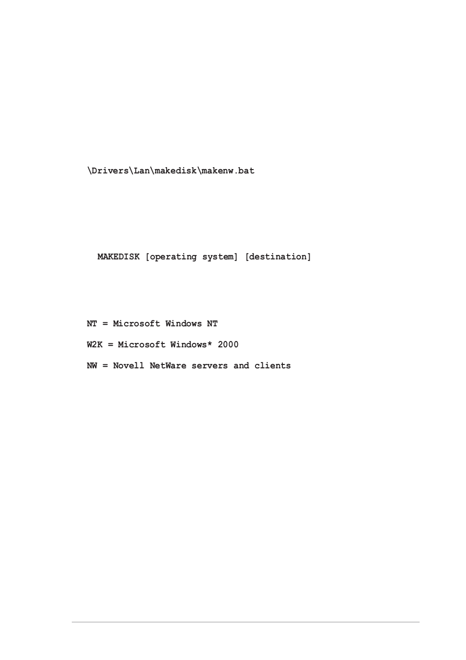 B. netware 4.xx & 5.x installations | Asus NRL-LS User Manual | Page 113 / 120