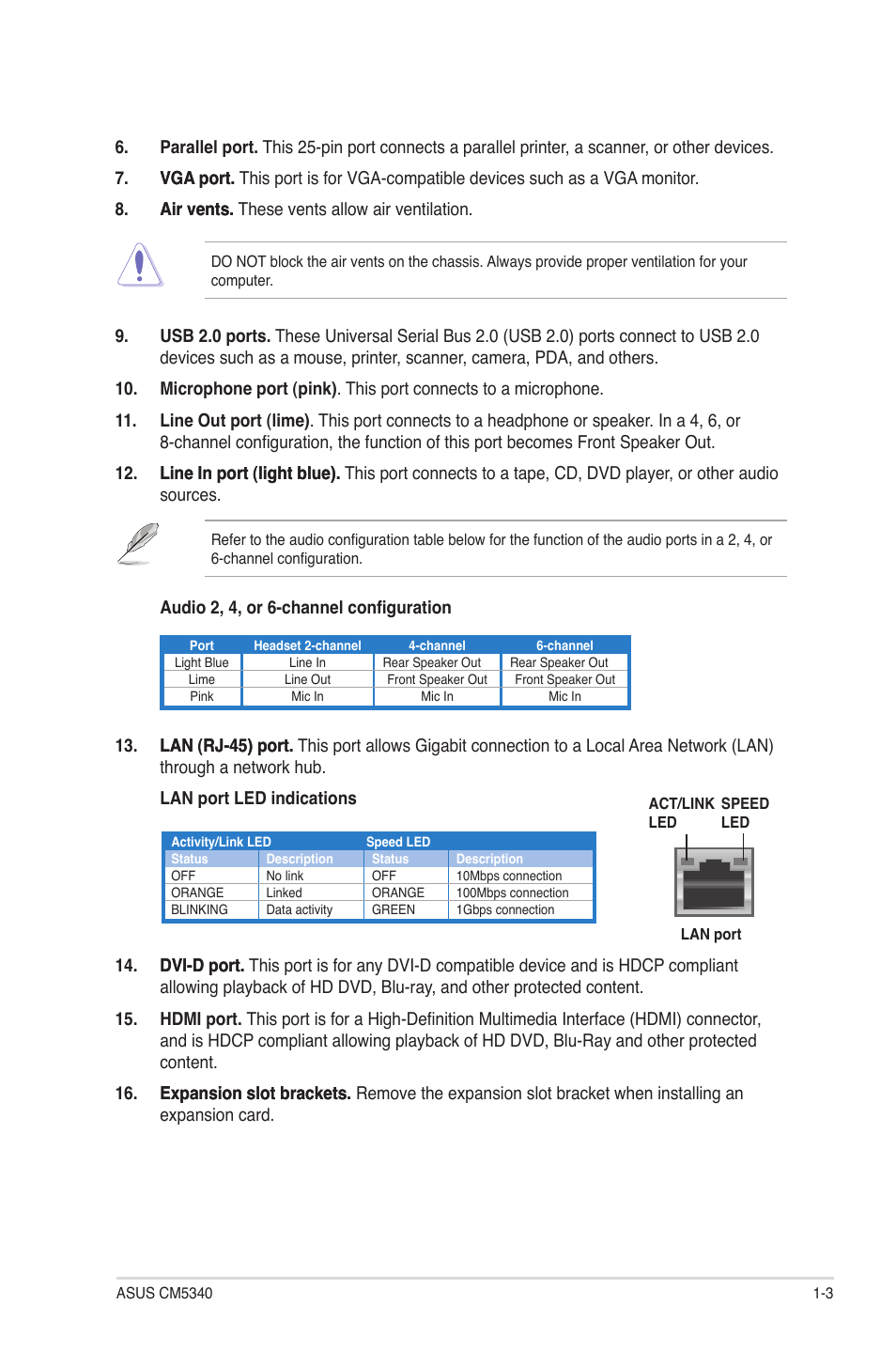 Asus CM5340 User Manual | Page 12 / 57