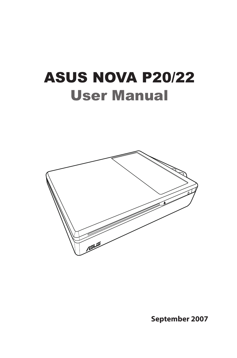 Asus NOVA (P20/P22) User Manual | 40 pages