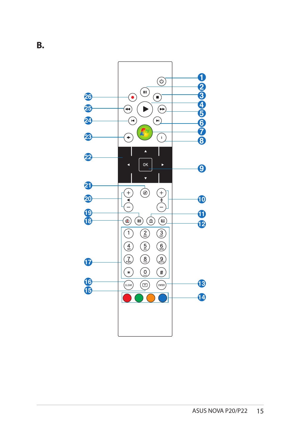 Asus NOVA (P20/P22) User Manual | Page 15 / 40