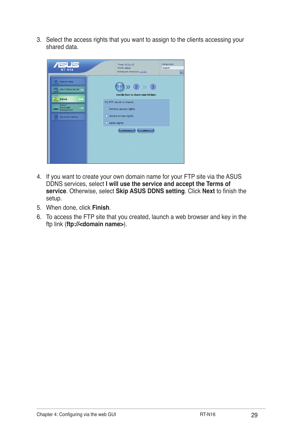 Asus RT-N16 User Manual | Page 29 / 66