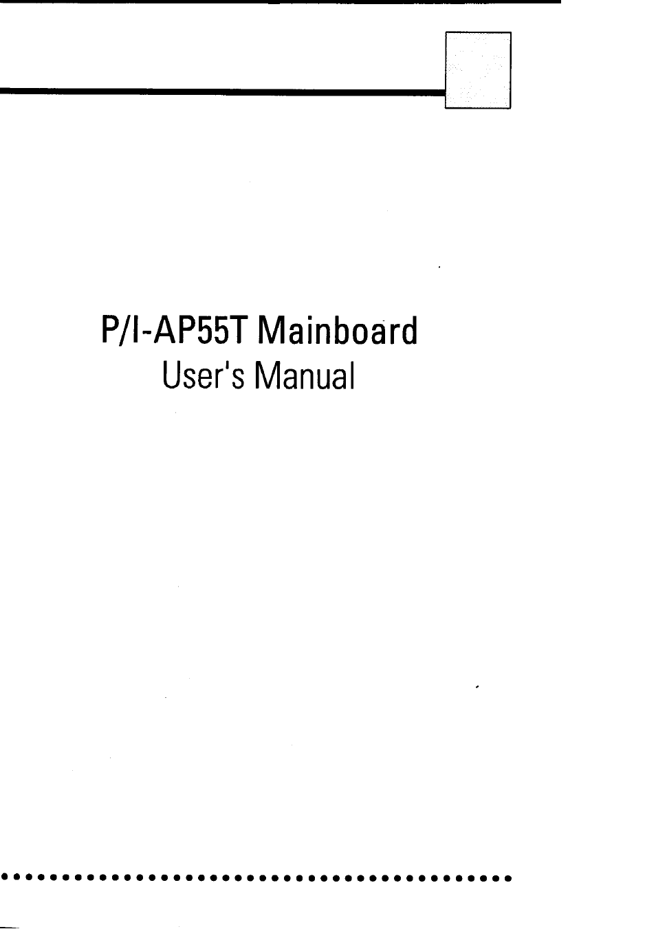 Asus P/I-AP55T User Manual | 87 pages