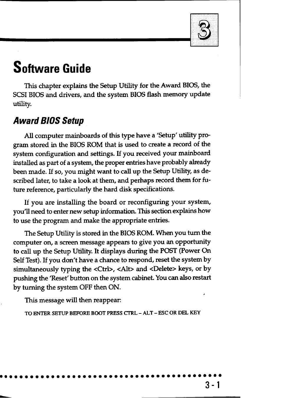 Software guide, Award bios setup, Award bios setup -1 | Asus P/I-AP55T User Manual | Page 35 / 87