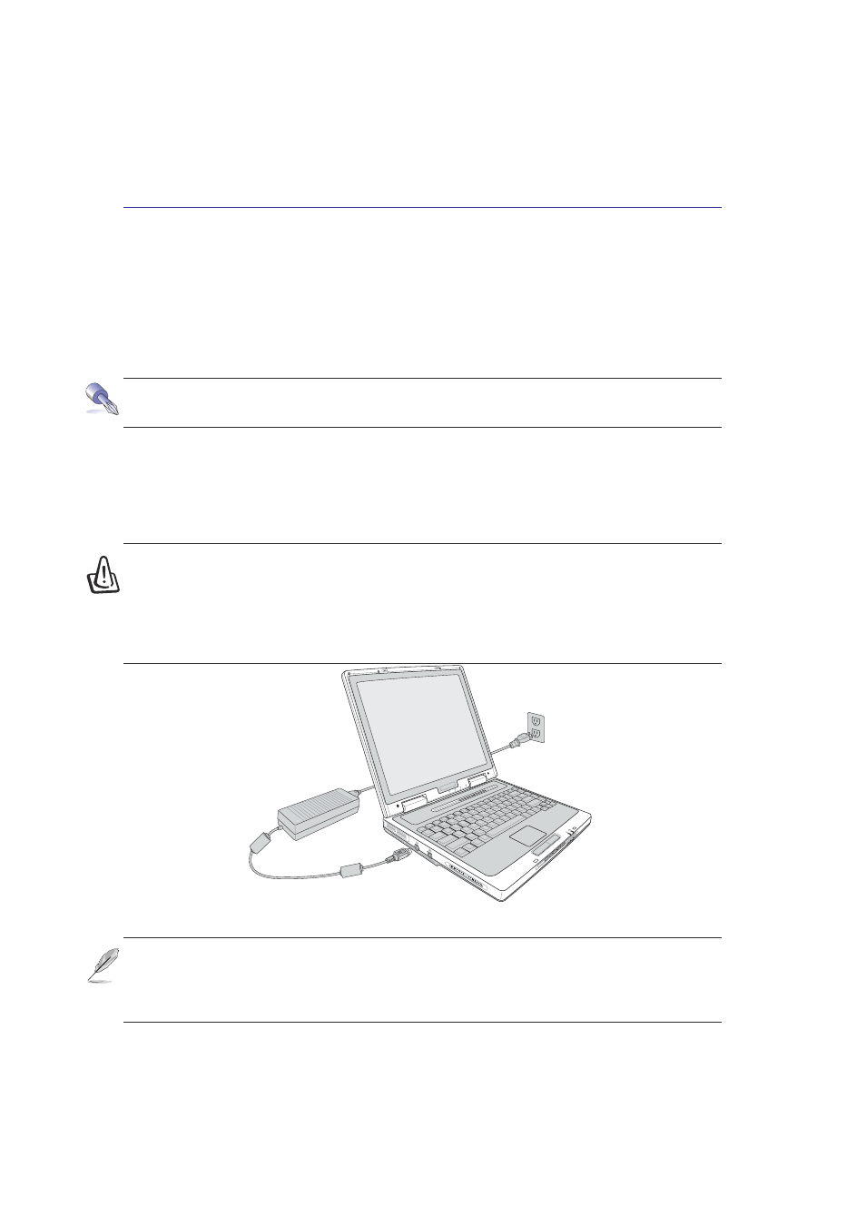 Power connection | Asus D1T User Manual | Page 22 / 50