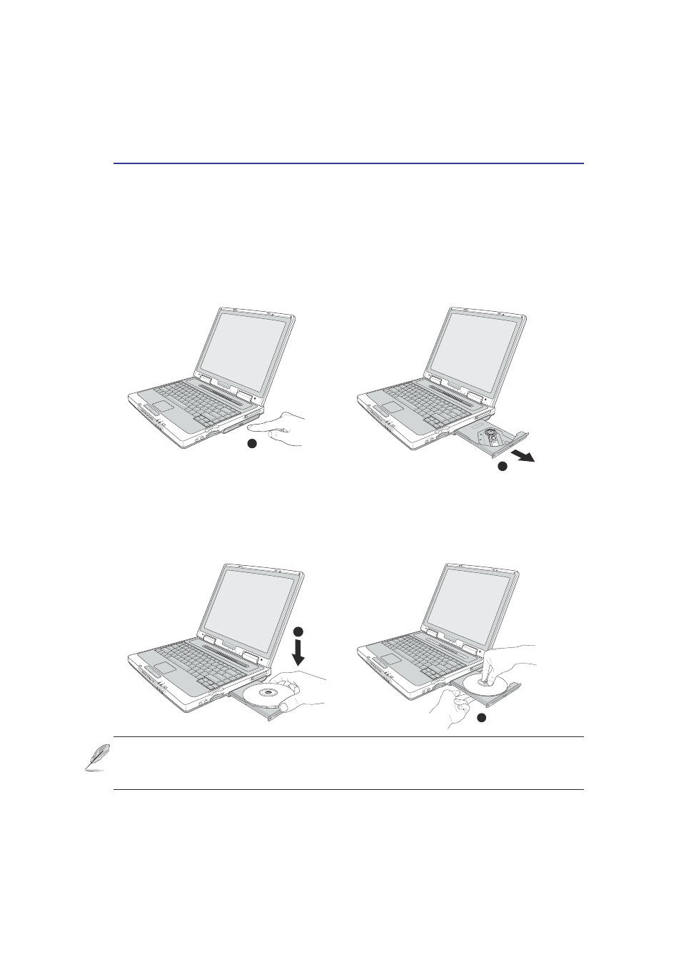 Optical drive | Asus D1T User Manual | Page 35 / 50