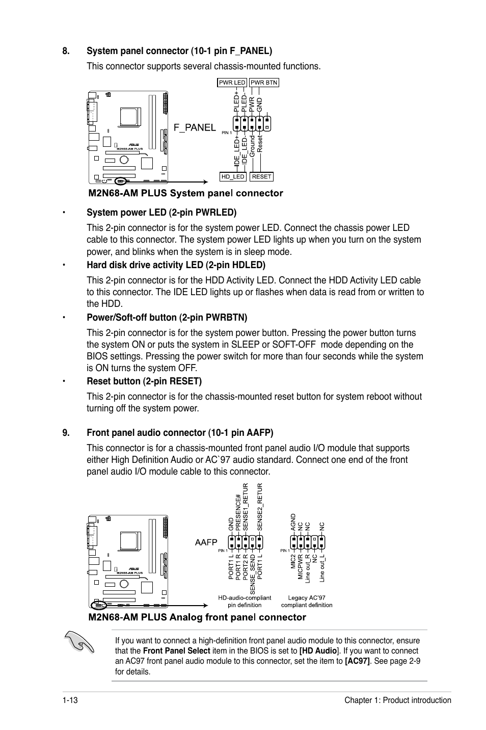 Asus M2N68-AM PLUS User Manual | Page 22 / 40