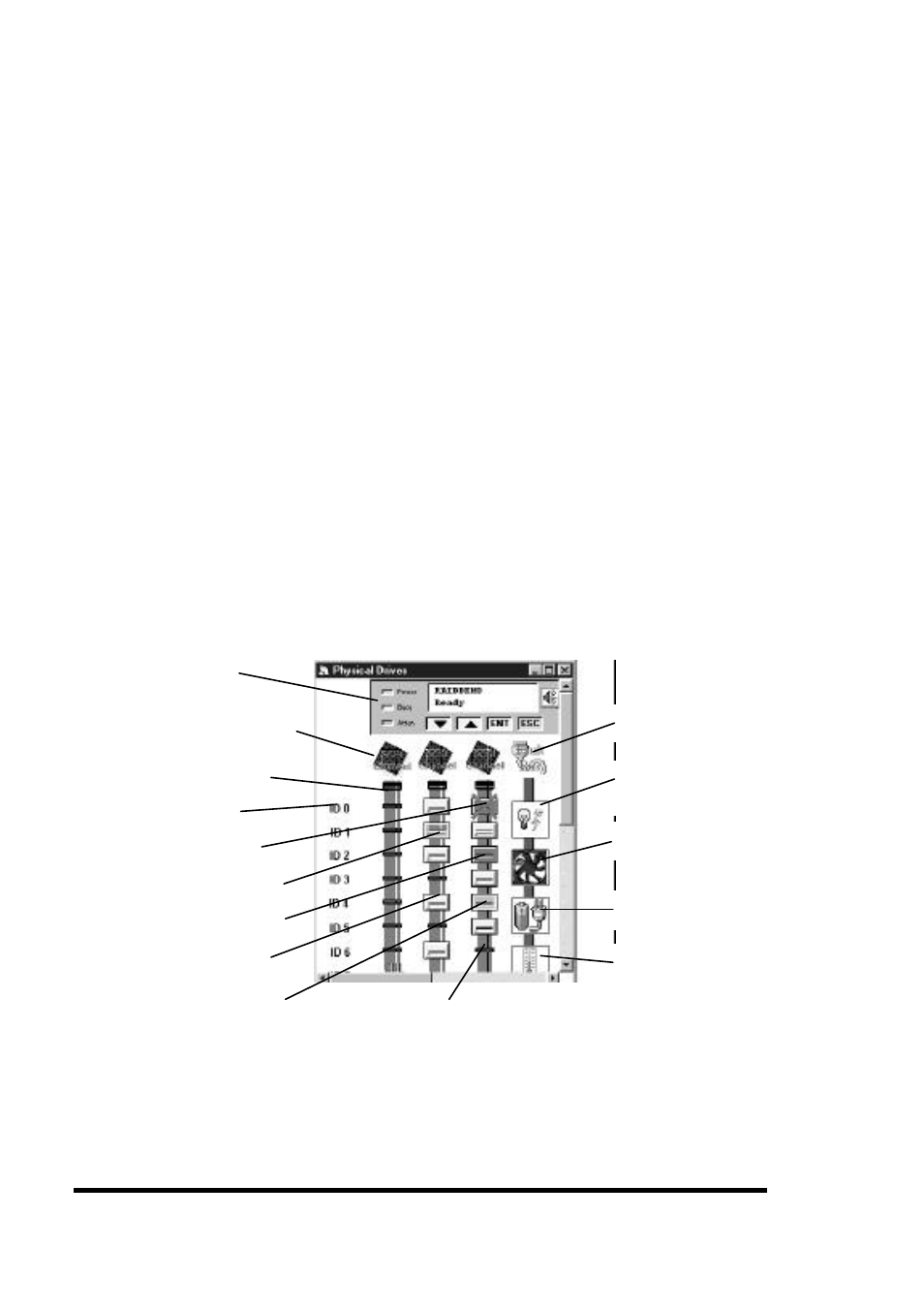 3 using the physical drives window | Asus PCI-DA2200 User Manual | Page 238 / 369
