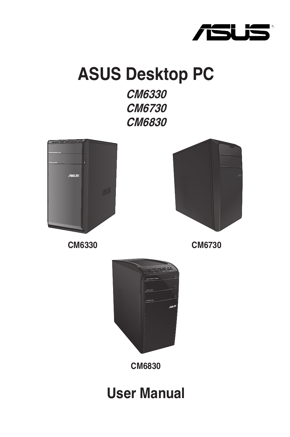 Asus CM6830 User Manual | 86 pages