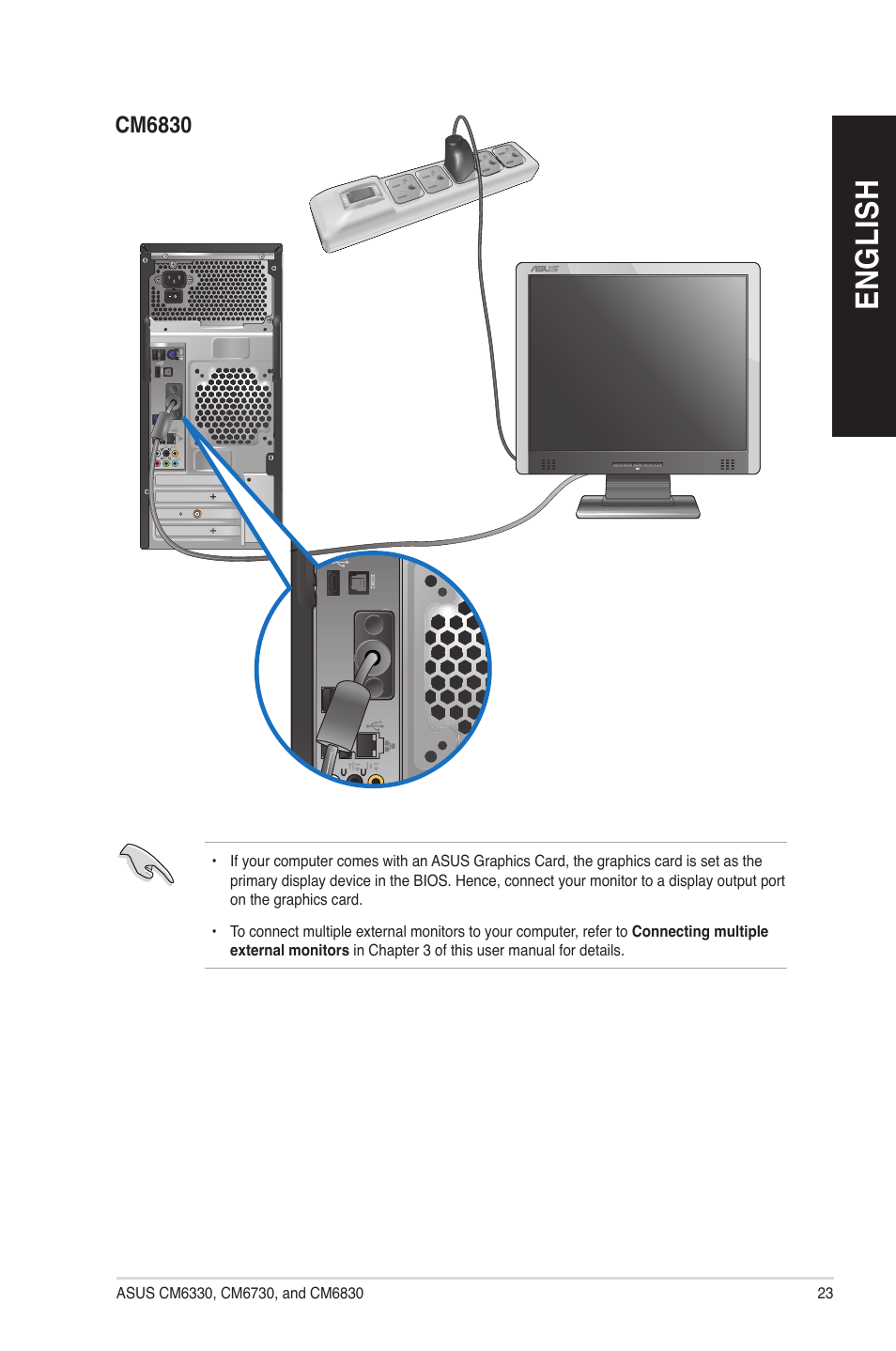 En gl is h en gl is h | Asus CM6830 User Manual | Page 23 / 86