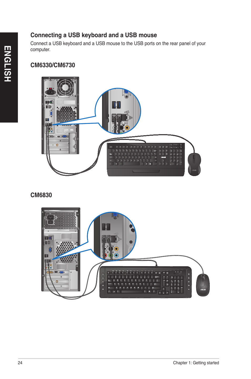 En gl is h en gl is h en gl is h en gl is h | Asus CM6830 User Manual | Page 24 / 86