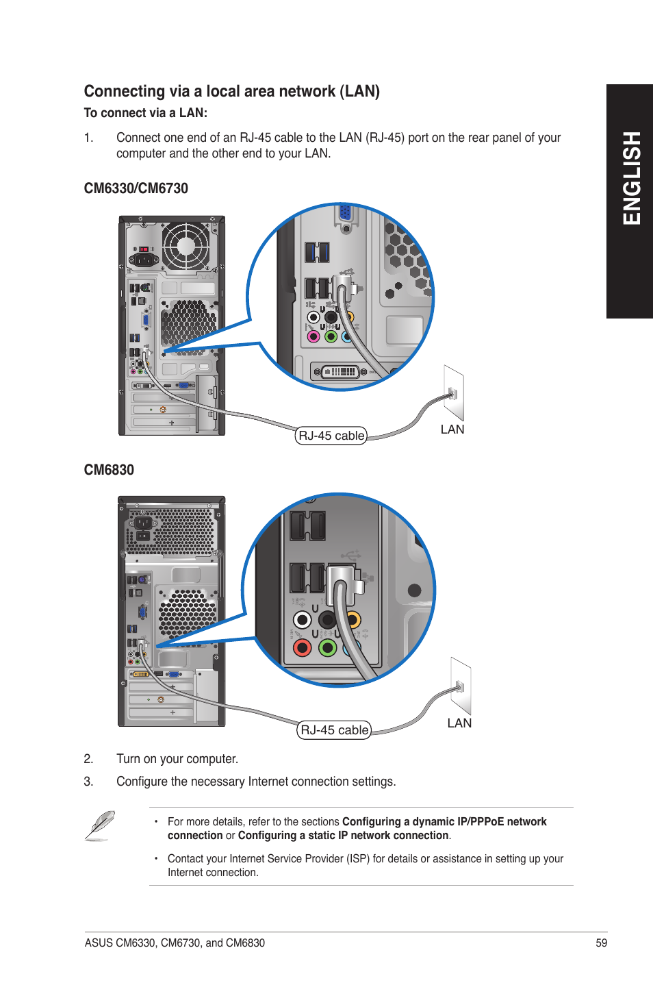 En gl is h en gl is h | Asus CM6830 User Manual | Page 59 / 86