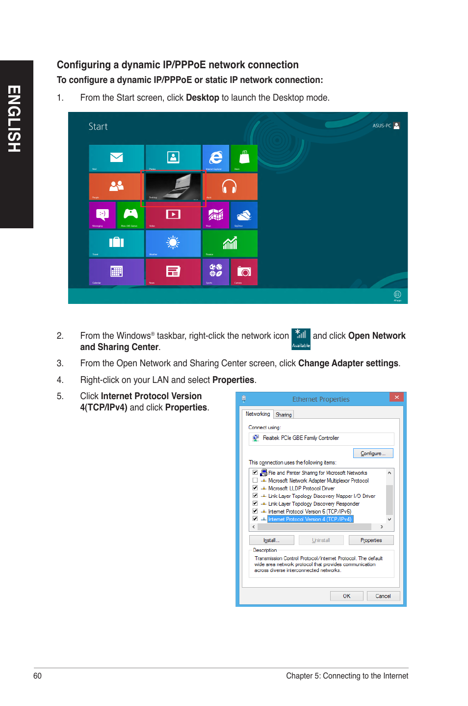 En gl is h en gl is h en gl is h en gl is h | Asus CM6830 User Manual | Page 60 / 86