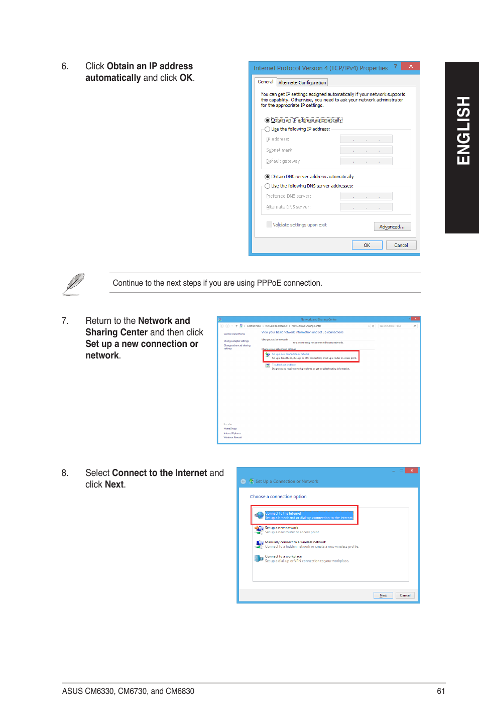 En gl is h en gl is h | Asus CM6830 User Manual | Page 61 / 86