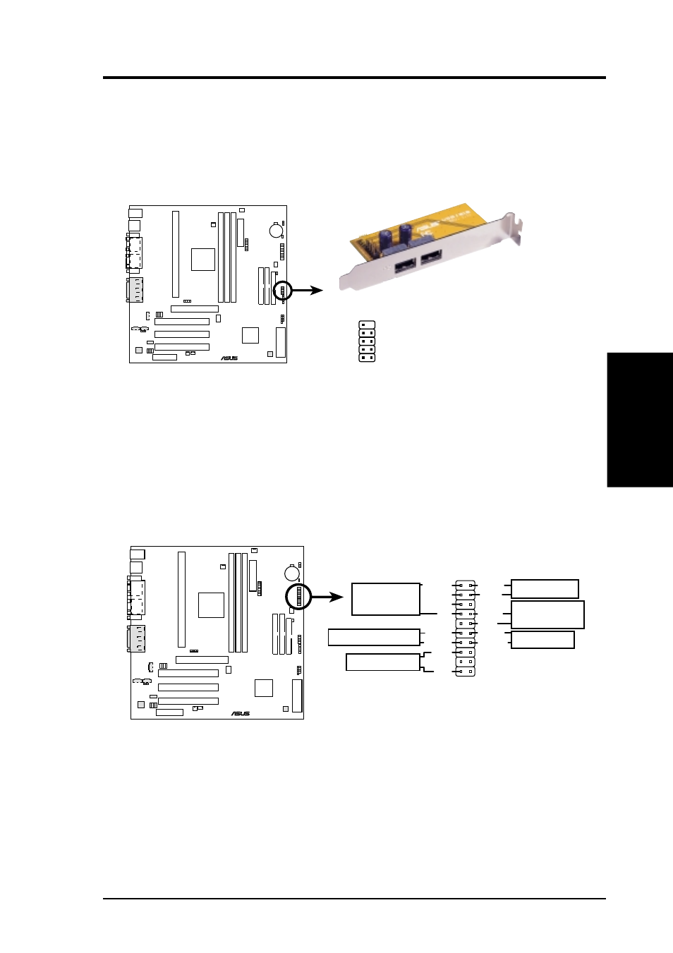 Hardware setup, Asus k7m-rm user’s manual 43, K7m-rm system panel connectors | K7m-rm usb ports 2 and 3 | Asus K7M-RM User Manual | Page 43 / 96