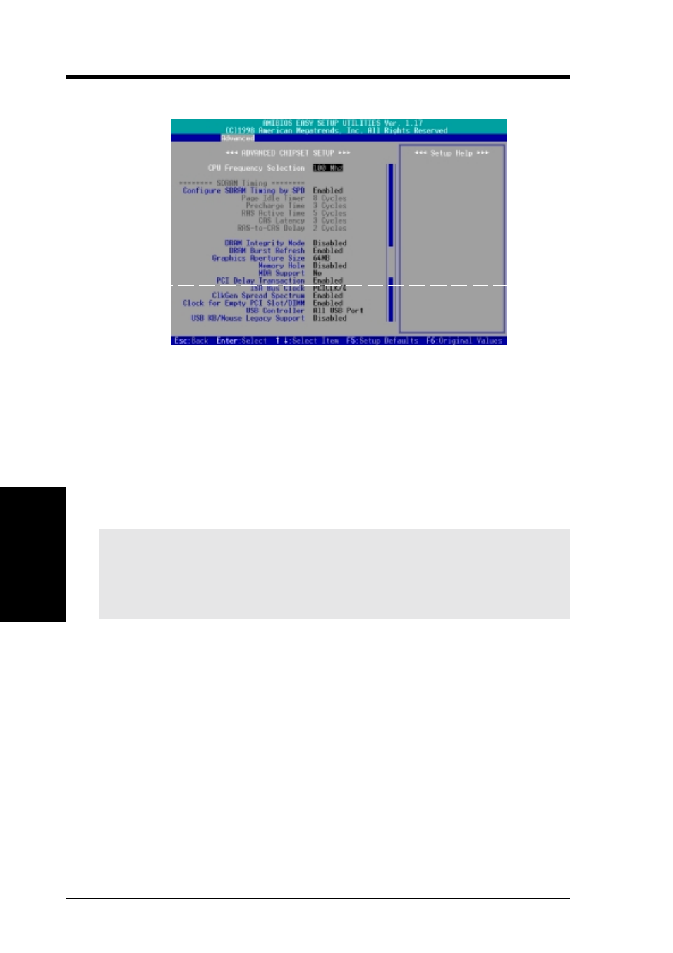 Bios setup, 2 advanced chipset setup | Asus K7M-RM User Manual | Page 58 / 96