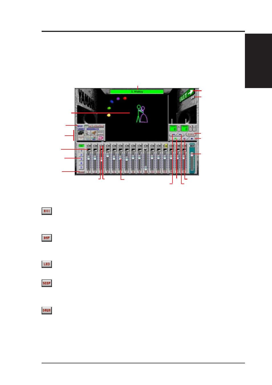 Software reference, 3 using yamaha xgstudio mixer, 1 yamaha xgstudio mixer control panel | Image switcher | Asus K7M-RM User Manual | Page 91 / 96