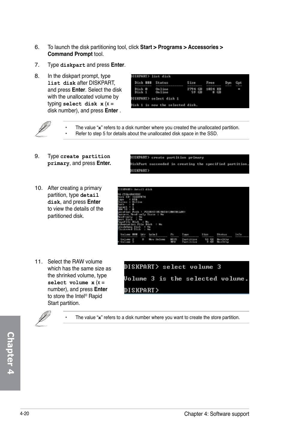 Chapter 4 | Asus P8C WS User Manual | Page 124 / 140