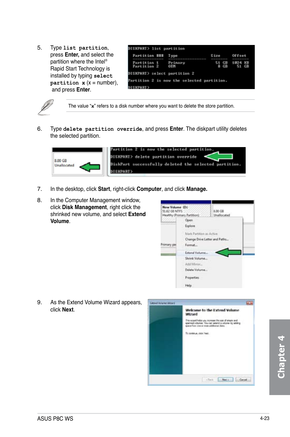 Chapter 4 | Asus P8C WS User Manual | Page 127 / 140