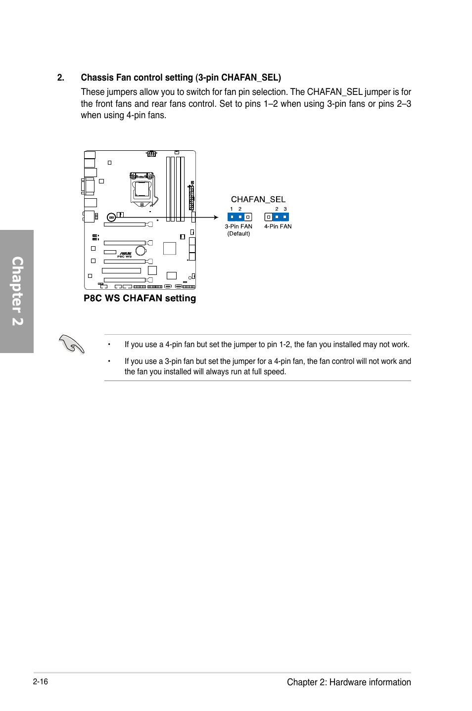 Chapter 2 | Asus P8C WS User Manual | Page 34 / 140