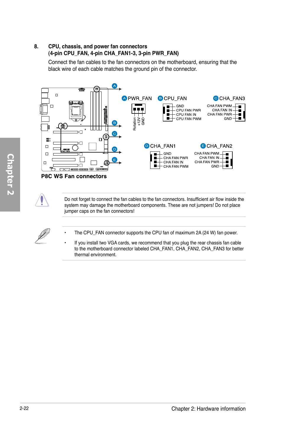 Chapter 2 | Asus P8C WS User Manual | Page 40 / 140