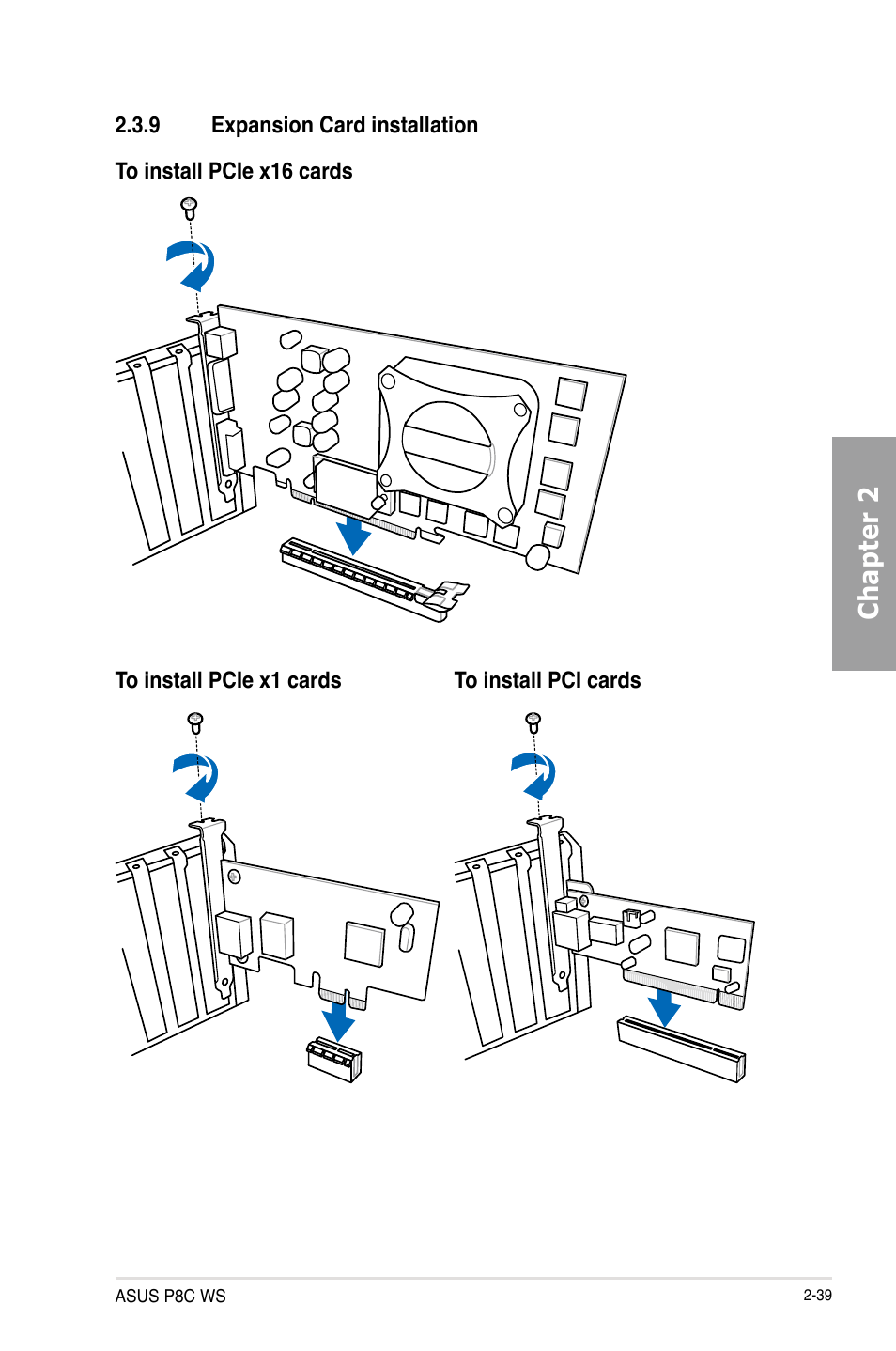 Chapter 2 | Asus P8C WS User Manual | Page 57 / 140