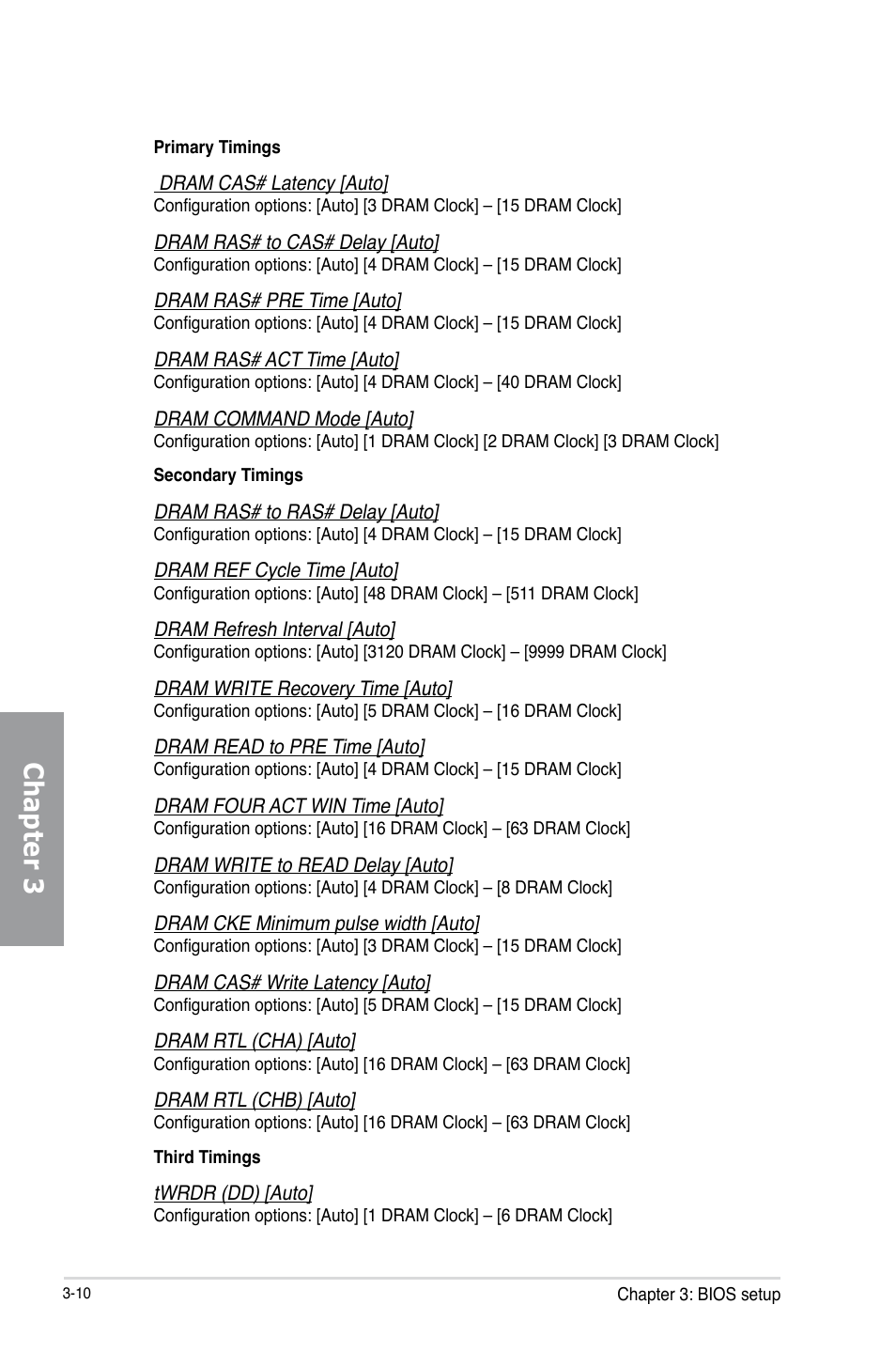 Chapter 3 | Asus P8C WS User Manual | Page 72 / 140