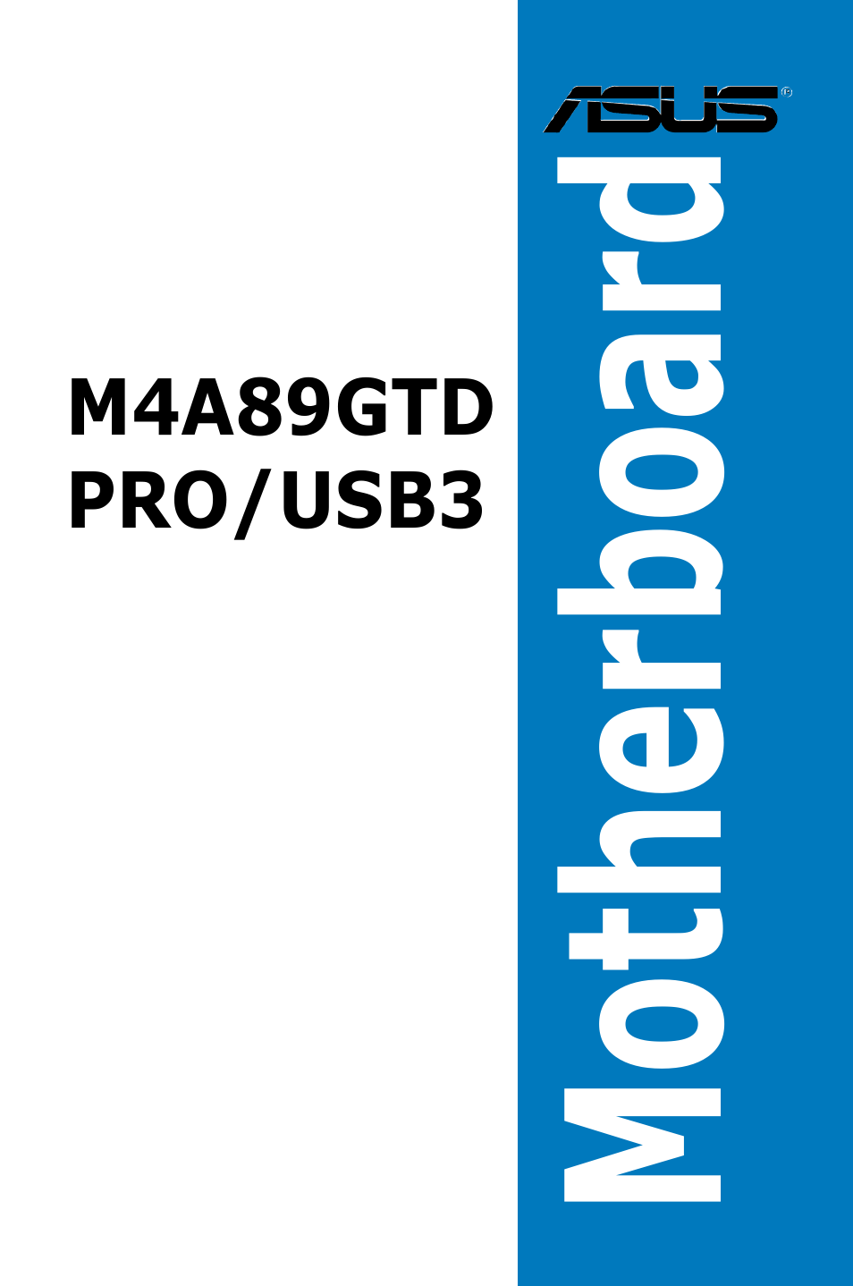 Asus M4A89GTD PRO/USB3 User Manual | 128 pages