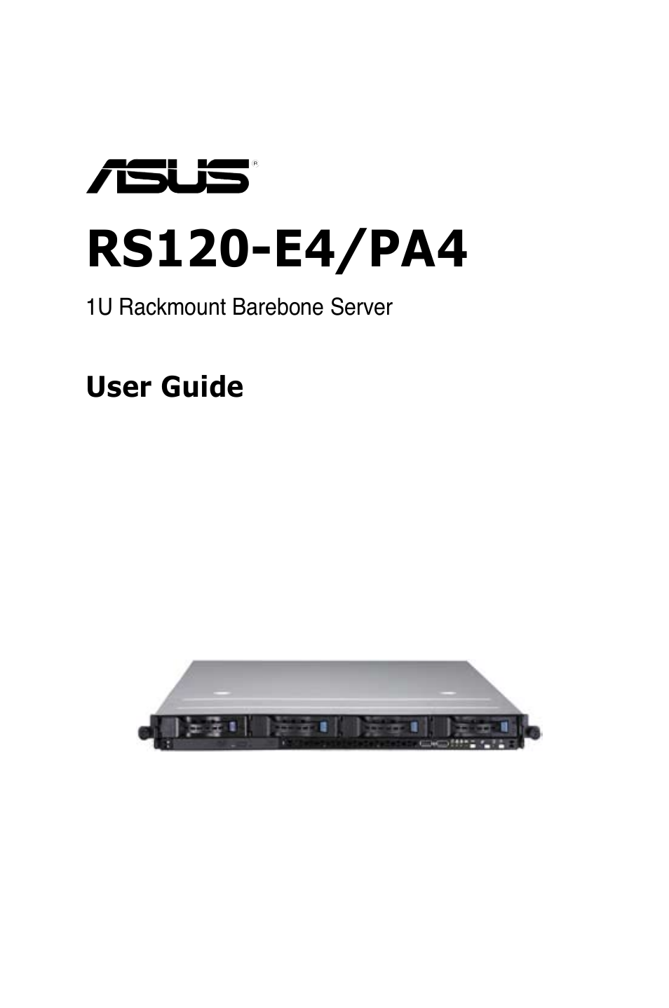 Asus RS120-E4/PA4 User Manual | 174 pages