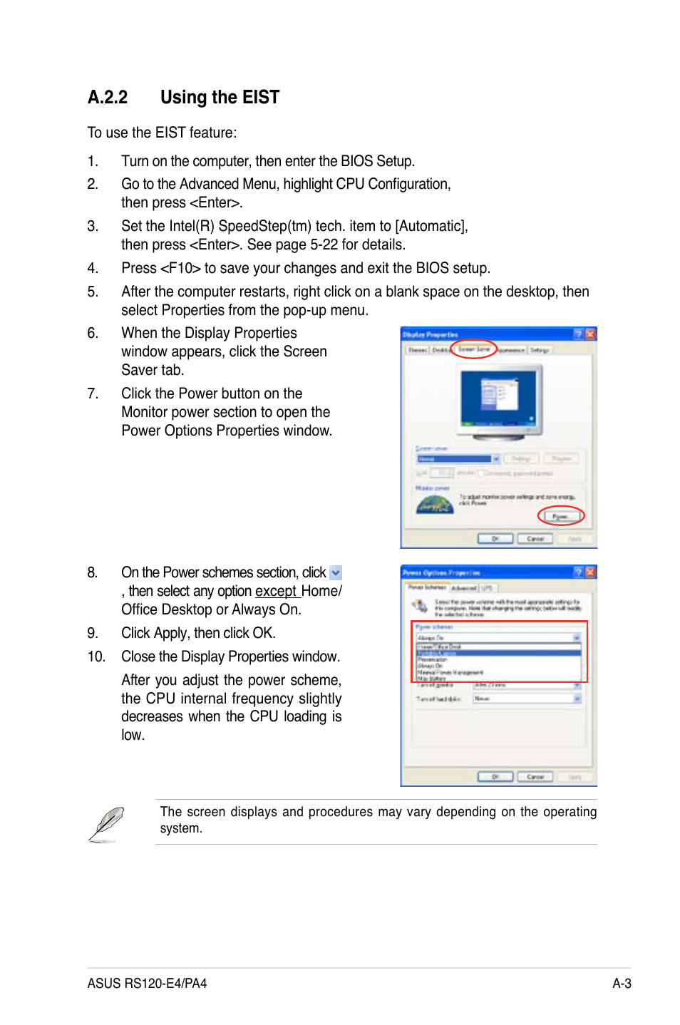 A.2.2. using.the.eist | Asus RS120-E4/PA4 User Manual | Page 171 / 174